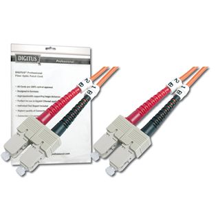 (&euro;2,63*/1m) 3.00m Digitus LWL Duplex Patchkabel 50/125 &micro;m