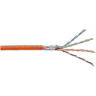 500.00m Digitus Cat. 7 Rohkabel Verlegekabel S/FTP Orange