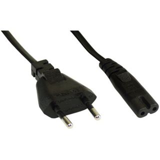 (&euro;0,99*/1m) 10.00m Inline Stromkabel Euro Stecker auf Euro 8