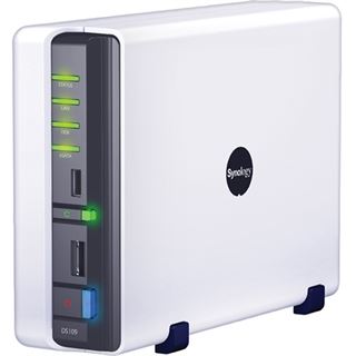 Synology DiskStation DS109, Gb LAN, wei&szlig;