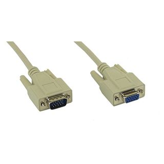 (€3,45*/1m) 2.00m InLine S-VGA Verlängerungskabel VGA 15pol