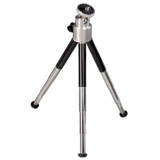 Hama Mini-Stativ Ball L, Mini, Schwarz/Silber