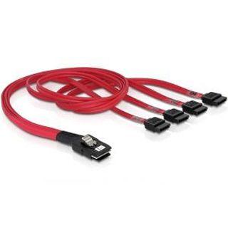 (€33,80*/1m) 0.50m Delock SAS Adapterkabel SFF-8087 Stecker auf