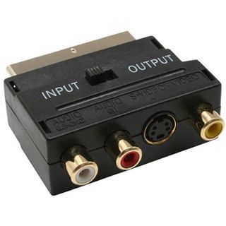 InLine S-VHS/Scart Adapter, , Scart (in/out)