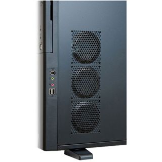 Chieftec Uni LBX-02B-B-B Midi Tower ohne Netzteil schwarz