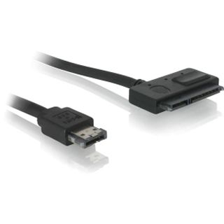 (&euro;17,80*/1m) 0.50m Delock eSATA Anschlusskabel eSATA Stecker auf