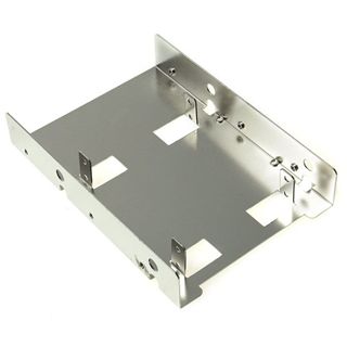 Silverstone 3,5" vernickelt Einbaurahmen f&uuml;r 2,5"