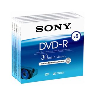 Sony DVD-R 1.4 GB 8cm 5er Pack (5DMR30A)