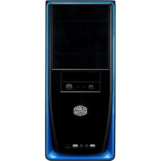 Cooler Master Elite 310 Midi Tower ohne Netzteil schwarz/blau