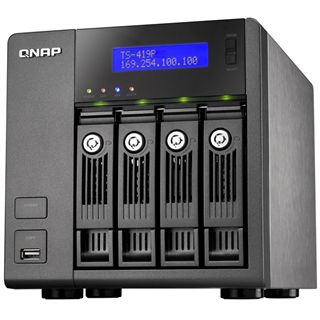 QNAP Turbostation TS-419P NAS System f&uuml;r 4x2,5" oder