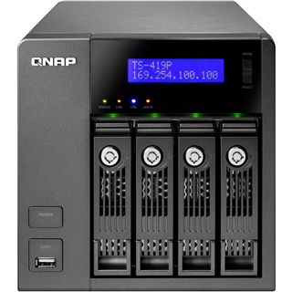 QNAP Turbostation TS-419P NAS System f&uuml;r 4x2,5" oder