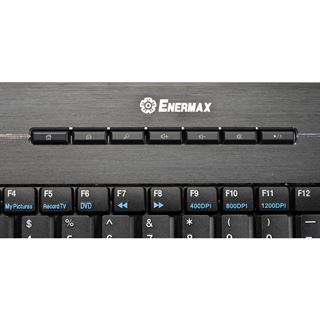 Enermax Aurora Micro Wireless Tastatur Schwarz Deutsch USB