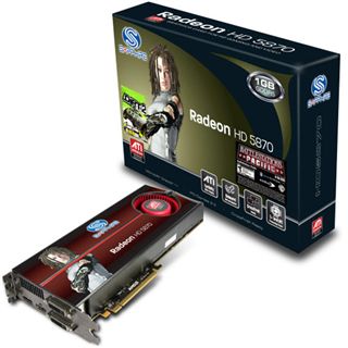 1024MB Sapphire Radeon HD5870 GDDR5 PCIe Retail