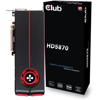 1024MB Club 3D Radeon HD 5870 Eyefinity GDDR5 PCIe
