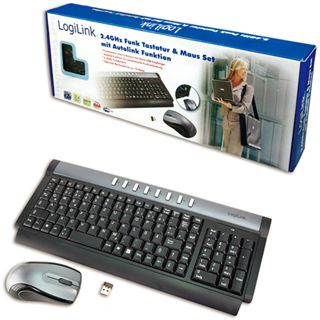 LogiLink ID0013 Deutsch USB schwarz/grau