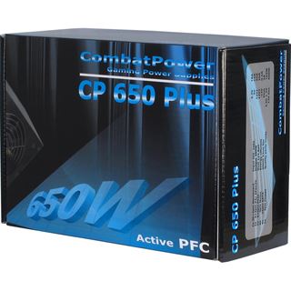 650 Watt Inter-Tech Combat Power CP-650W plus Non-Modular