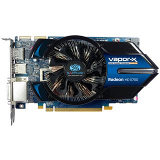 1024MB Sapphire Radeon HD 5750 Vapor-X Eyefinity GDDR5 PCIe