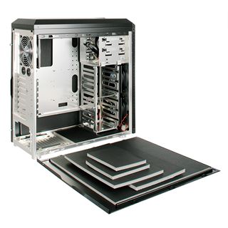 Lian Li PC-B25FB gedaemmt Midi Tower ohne Netzteil schwarz