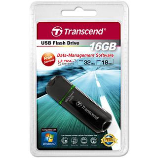 16 GB Transcend JetFlash 600 schwarz USB 2.0