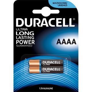 Duracell Ultra LR8 Alkaline AAAA Mini Batterie 1.5 V 2er Pack