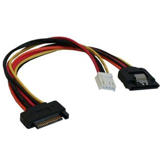 InLine Stromadapterkabel SATA Bu an SATA St + 8,89cm (3,5") St