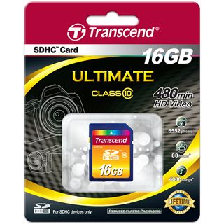 16 GB Transcend Standard SDHC Class 10 Bulk