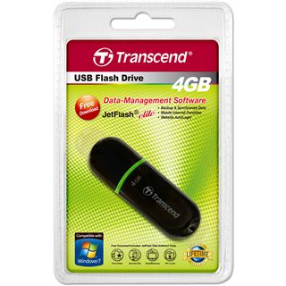 4 GB Transcend JetFlash 300 schwarz USB 2.0