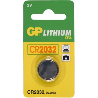 GP Batteries CR2032 Lithium Knopfzellen Batterie 3.0 V 1er Pack