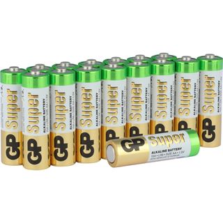 GP Batteries Super LR6 Alkaline AA Mignon Batterie 1.5 V 16er Pack