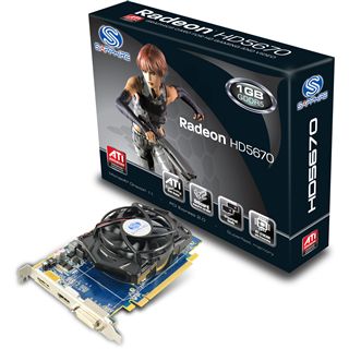 1024MB Sapphire Radeon HD 5670 Eyefinity GDDR5 PCIe