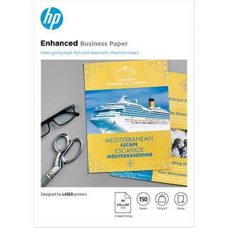 HP CG965A Fotopapier f&uuml;r Laser 29.7x21 cm (150 Blatt)