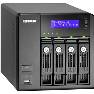 QNAP Turbostation TS-439 Pro II NAS System f&uuml;r 4x2,5" oder