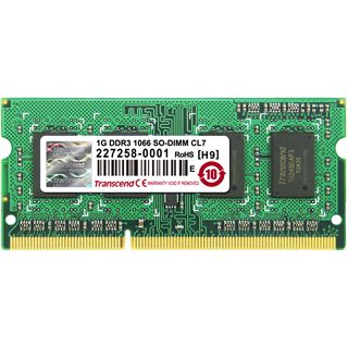 1GB Transcend Value DDR3-1066 SO-DIMM CL7 Single