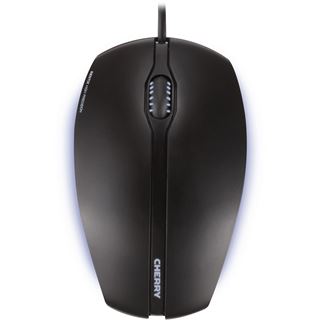 CHERRY GENTIX Corded Optical Illuminated Mouse USB schwarz