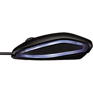 CHERRY GENTIX Corded Optical Illuminated Mouse USB schwarz