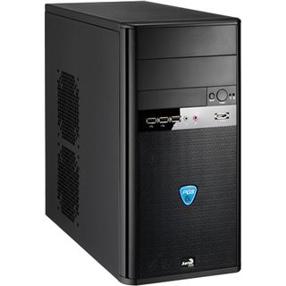 AeroCool QS-200 Mini Tower ohne Netzteil schwarz