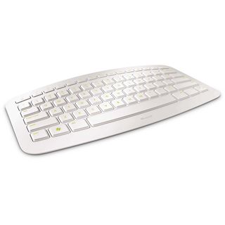 Microsoft Arc Keyboard USB Deutsch weiß (kabellos)