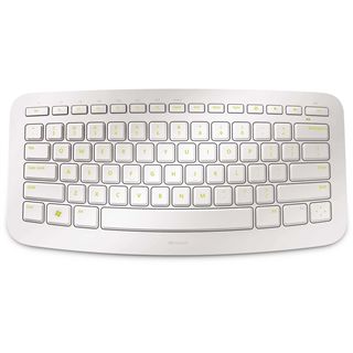 Microsoft Arc Keyboard USB Deutsch weiß (kabellos)