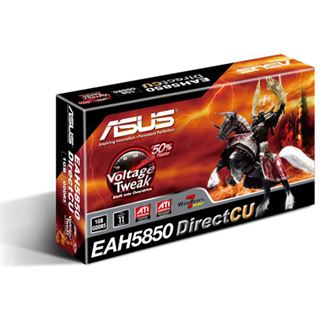 1GB Asus Radeon HD 5850 DirectCU Aktiv PCIe 2.1 x16 (Retail)