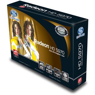 2048MB Sapphire Radeon HD 5970 GDDR5 PCIe
