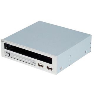 Silverstone Treasure Multifunktion USB 2.0 silber Front Panel und