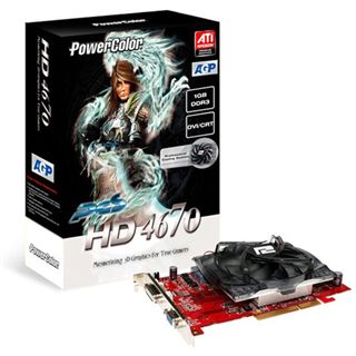 1GB PowerColor Radeon HD 4670 Aktiv AGP (Retail)