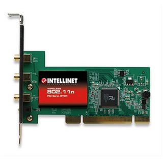 Intellinet Wireless LAN 300N Adapter, 300Mbps, PCI (523981)