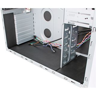 Cooler Master Elite 310 gedaemmt Midi Tower ohne Netzteil weiss/pink