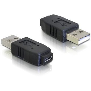 Delock Adapter USB micro-A+B Buchse zu USB2.0-A Stecker