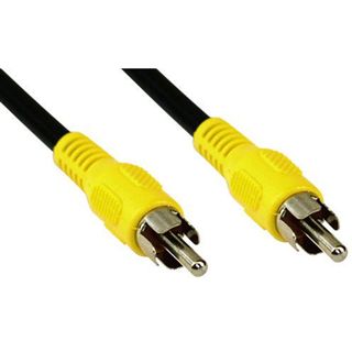 (€0,49*/1m) 10.00m InLine Video Anschlusskabel Cinch Stecker auf