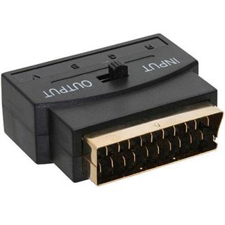 InLine Scart Adapter, , Scart Stecker an 4x Cinch Bu (RGB+Composite)