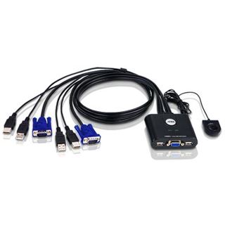 ATEN Technology CS22U 2-fach Kabel KVM-Switch