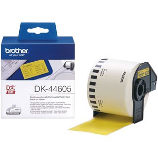 Brother QL650TD Ruban 62m x 30,48m N/Jaune