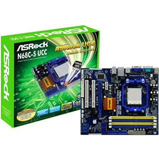 ASRock N68C-S UCC NVIDIA nForce 630a So.AM2+ Dual Channel DDR2/DDR3